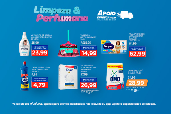 Festival de Perfumaria e Limpeza até 10/08